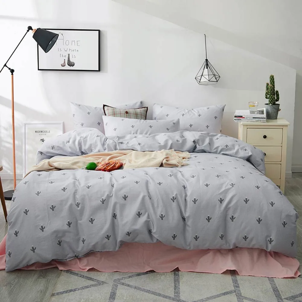 Жираф, лев мультфильм INS 3/4 шт набор постельных принадлежностей Bedlinens Твин queen King настроить Размеры простыня наволочки
