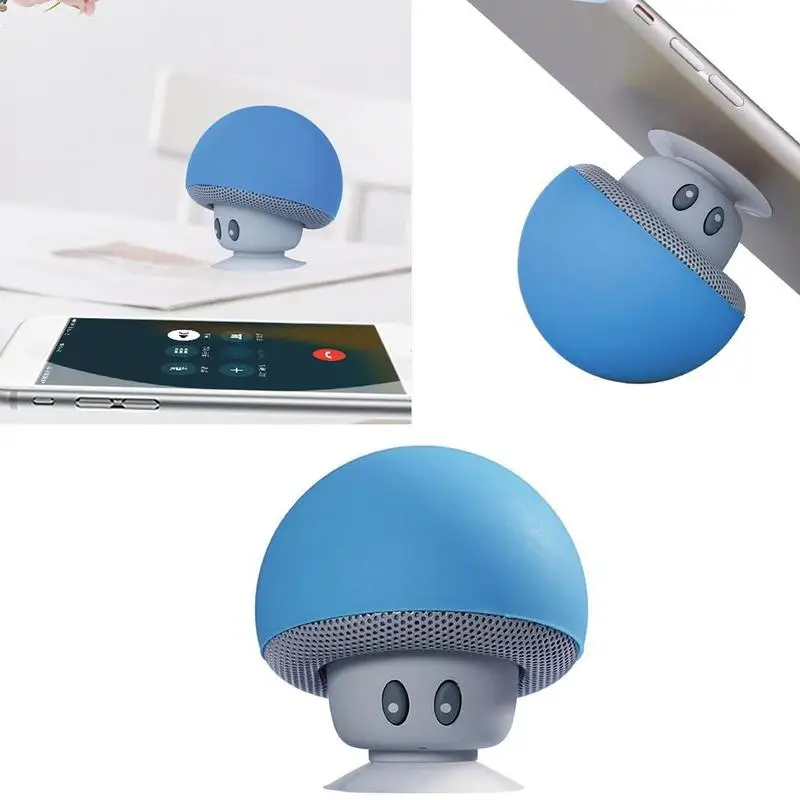 Cartoon Bluetooth Speakers Mini Mushroom Shape Bluetooth Speakers Waterproof Wireless Speakers