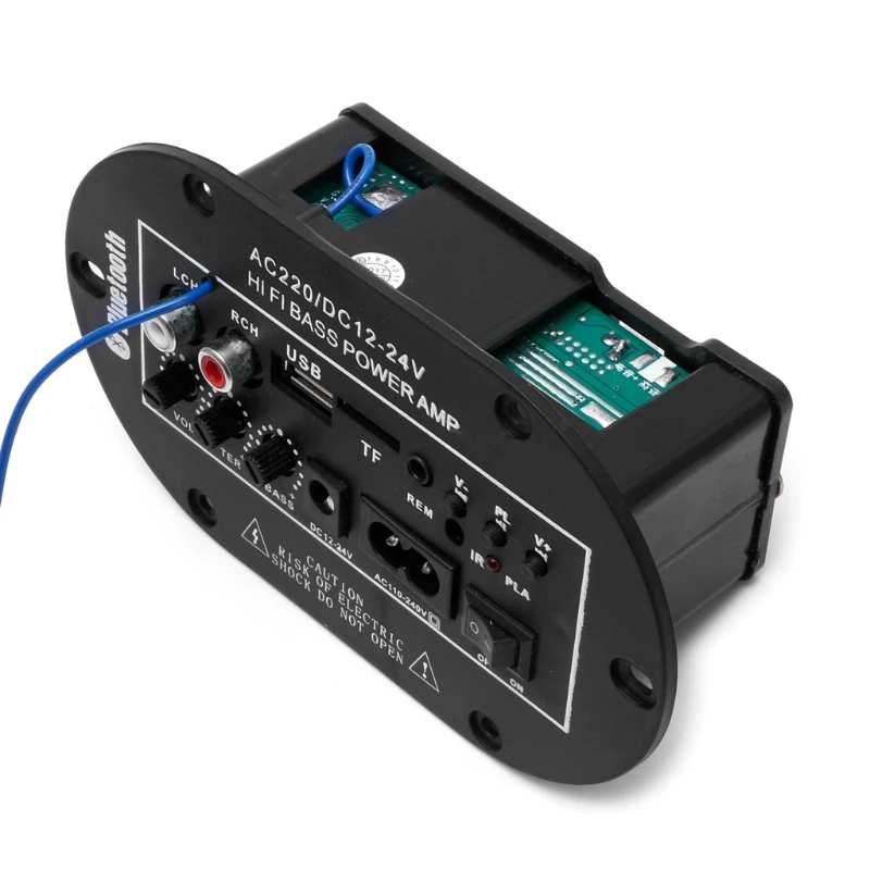 Автомобильный Bluetooth Сабвуфер 30 Вт Hi Fi басовый усилитель аудио Плата TF USB 220 В/12 В/24