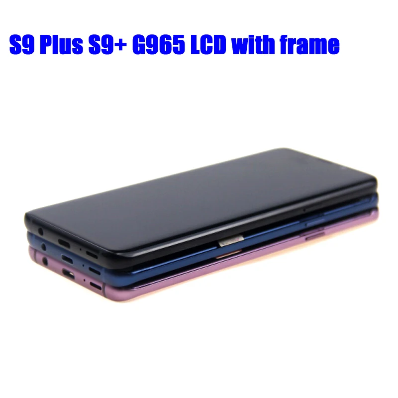 Оригинальный ЖК дисплей с рамкой для SAMSUNG Galaxy S9 + Plus G960 G965 сенсорный экран