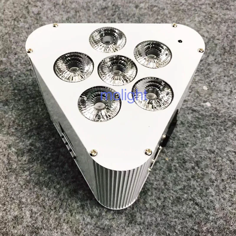 Беспроводной dmx Uplighting 6x18 Вт RGBWA UV 6 в 1 с Wi Fi и пультом дистанционного управления