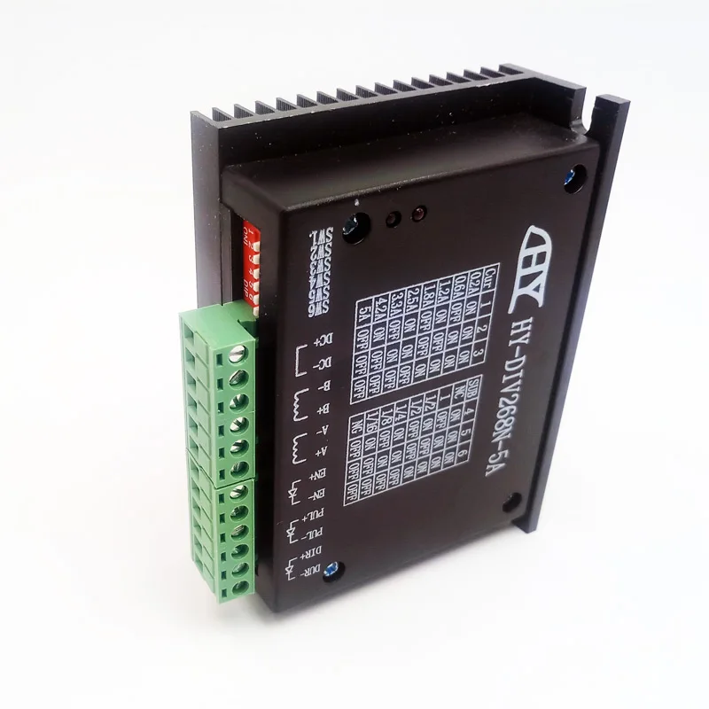 TB6600 5A шаговый Драйвер CNC контроллер nema 17 23 tb6600 одноосный двухфазный гибридный