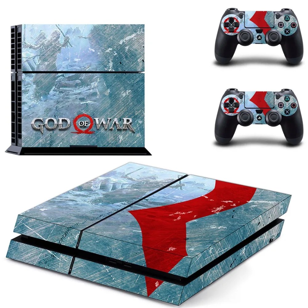 Виниловая наклейка Game God of War для консоли Sony Playstation 4 и 2 контроллера PS4 | Электроника