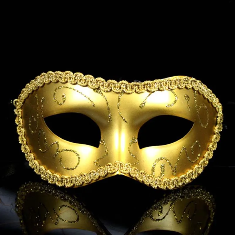 Новинка 7 цветов Мужской Женский Свадебный костюм маска для выпускного вечера