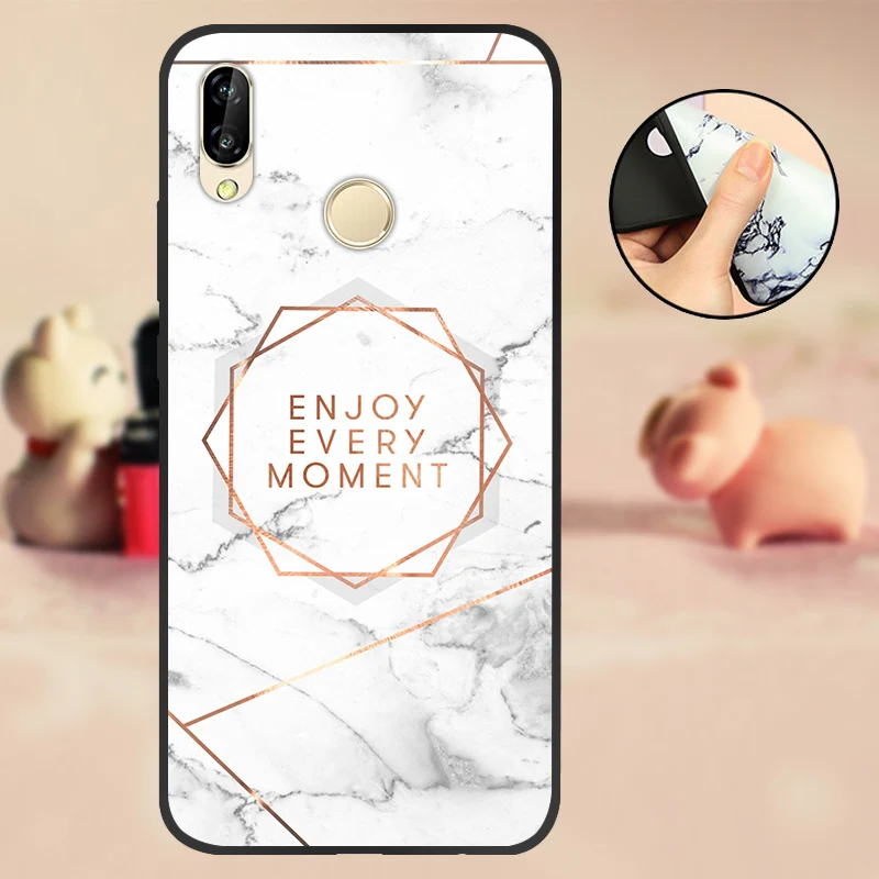 6.3&quot For Huawei P Smart Plus 2018 Case NOVA 3 Cover Black 3i Bumper Silicone Soft NOVA3 Back | Мобильные телефоны и