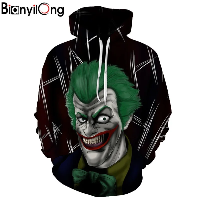 BIANYILONG новая мода Джокер Толстовка Для женщин/мужские пальто с принтом 3d Верхняя
