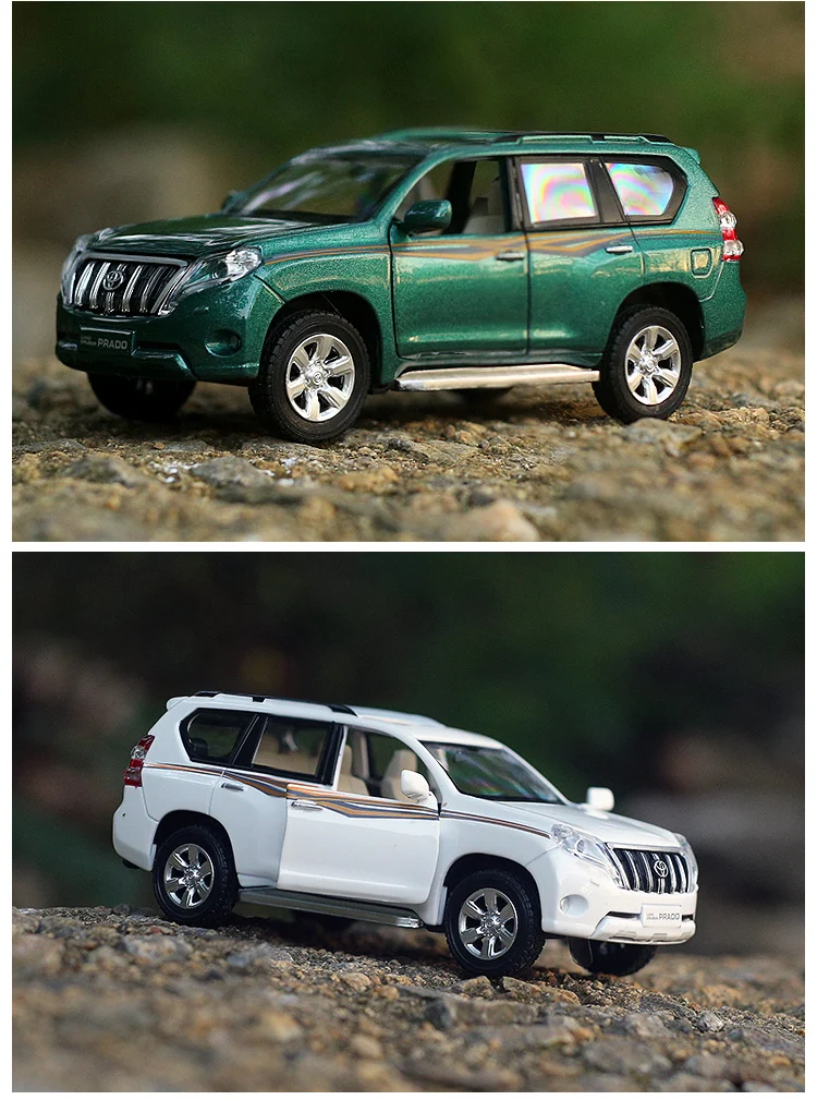 Точная имитация эксклюзивный Diecasts& Toy Vehicles: Украшения для автомобиля Shenghui TOYOTA Land Cruiser Prado SUV 1:32 литая под давлением модель автомобиля