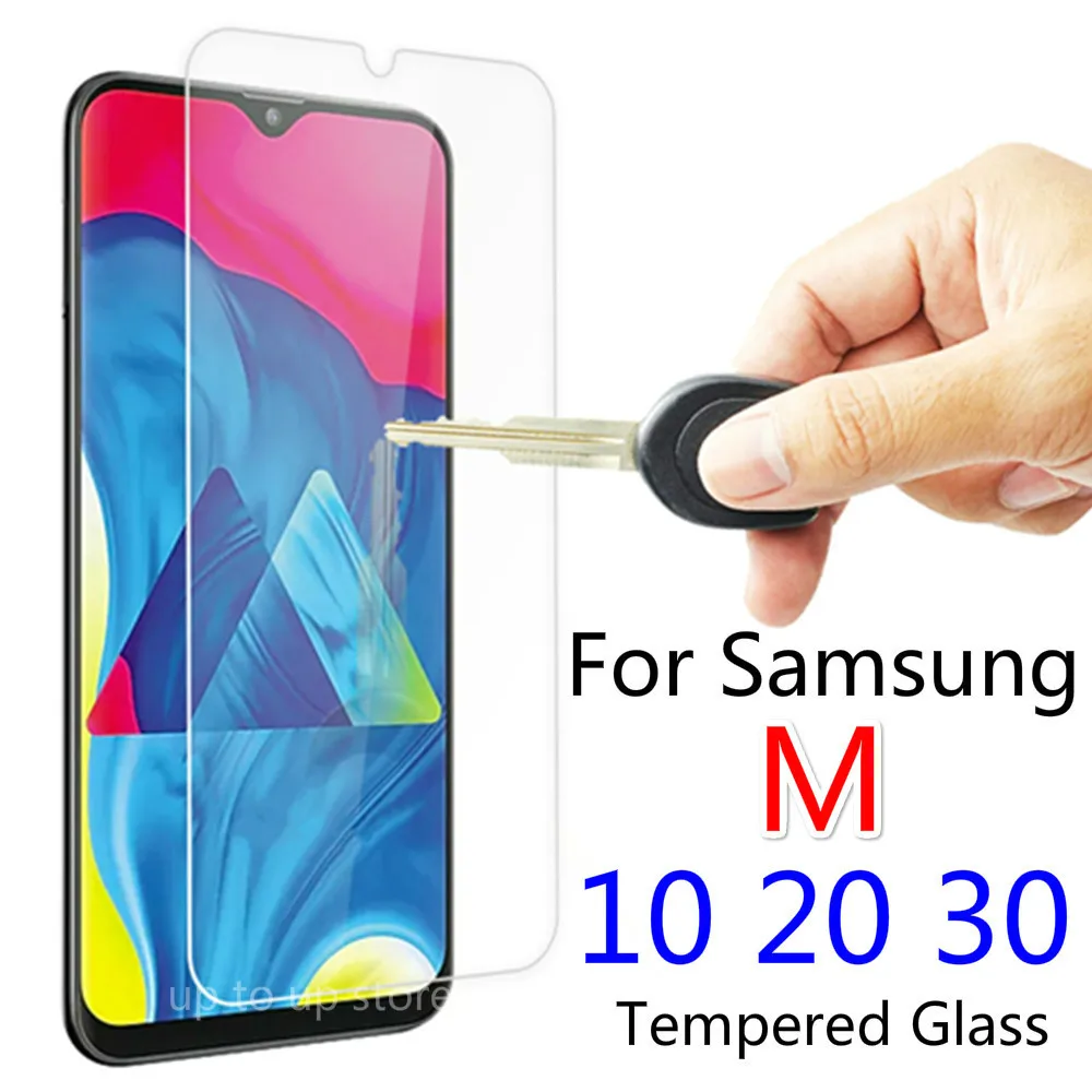 Закаленное стекло Wellzly для Samsung M20 M30 M10 Защита экрана Galaxy M 20 30 10 защитная пленка