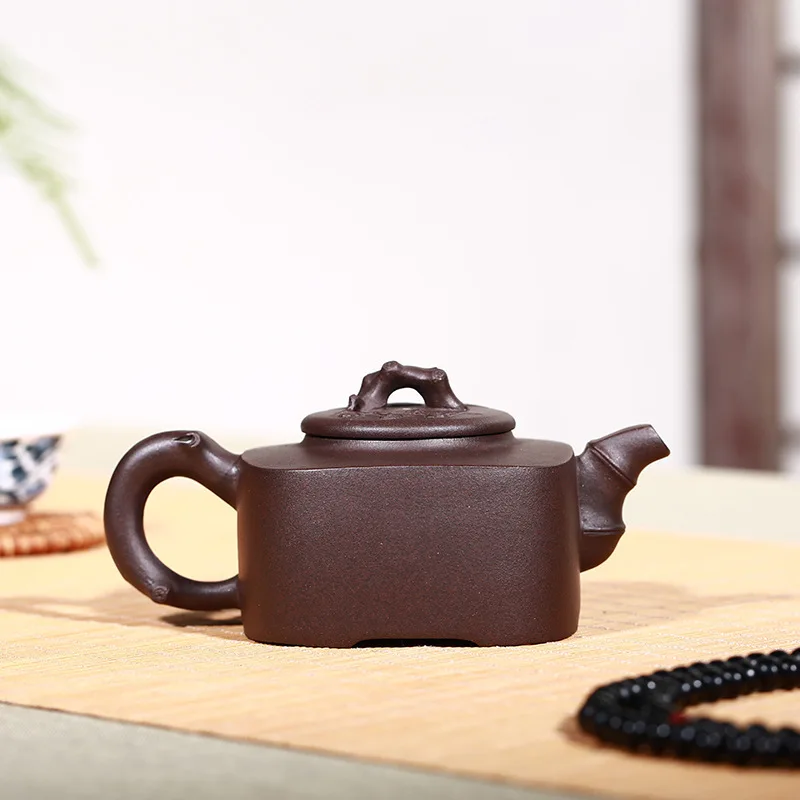 undressed ore old famous peng-cheng gu all hand purple clay authentic sifang mei xiang pot manufacturer wholesale | Дом и сад