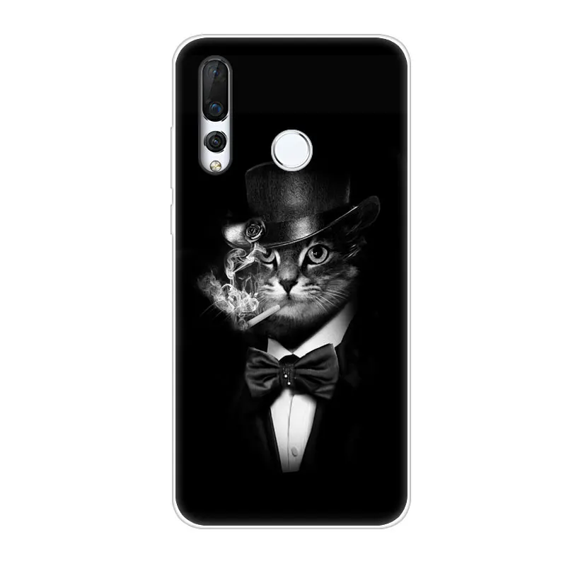 Мягкий чехол для huawei nova 4 Обложка крутой узор полная защита мягкий силиконовый nova4