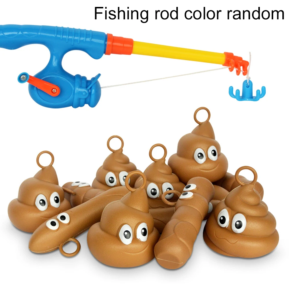 Водная игра игрушечный набор инструментов Floaters Poo Ванна Рыбалка дети взрослые