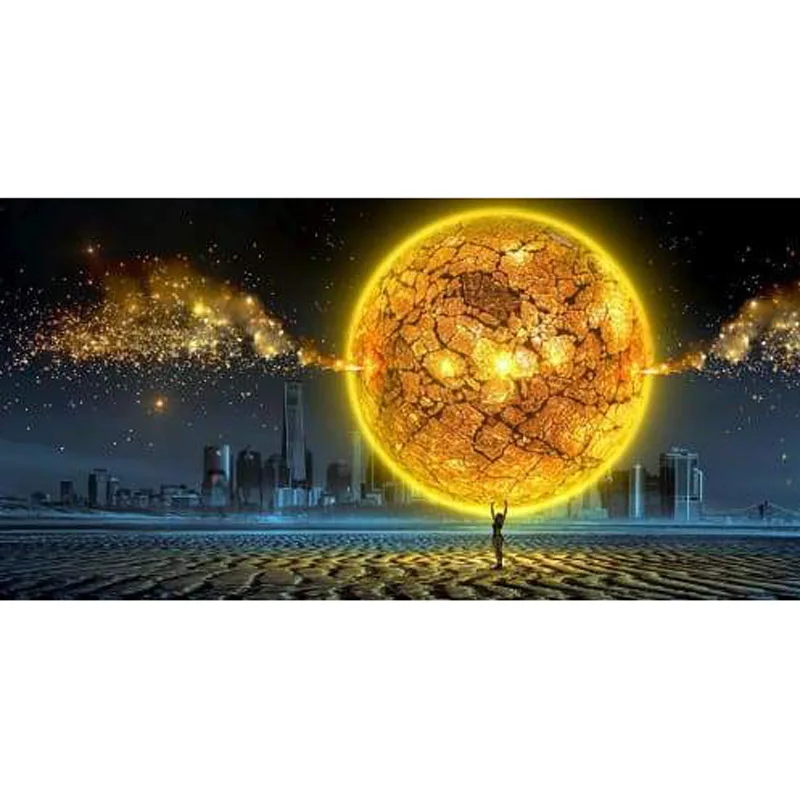 

Алмазная картина «сделай сам», полный мир, квадратная, круглая картина от Fantasia Diamond, яркая Стразы, домашний декор