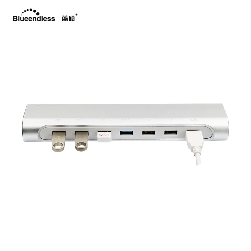 Blueendless 2018 Новое поступление высокоскоростной Разветвитель USB на 7 портов