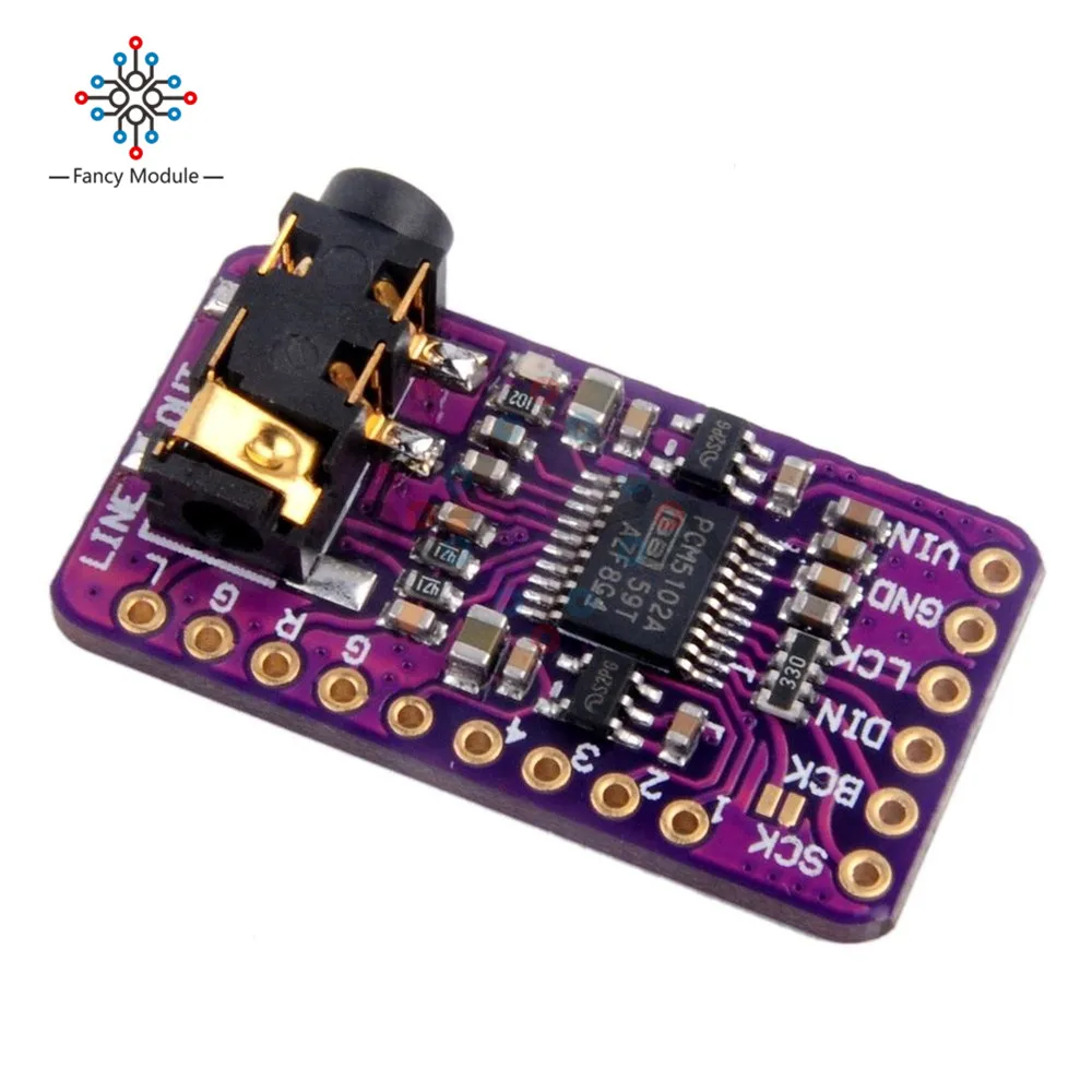 Интерфейс I2S PCM5102 DAC декодер GY модуль плеера для Raspberry Pi|module|module raspberry pi |