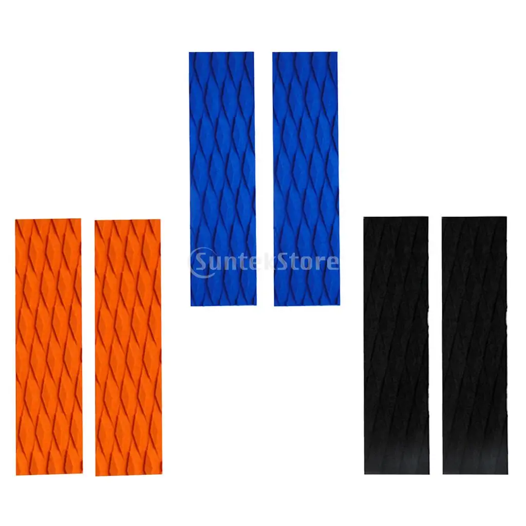 2 шт. алмазные рифленые Нескользящие задние накладки из ЭВА для скимборда тяговые