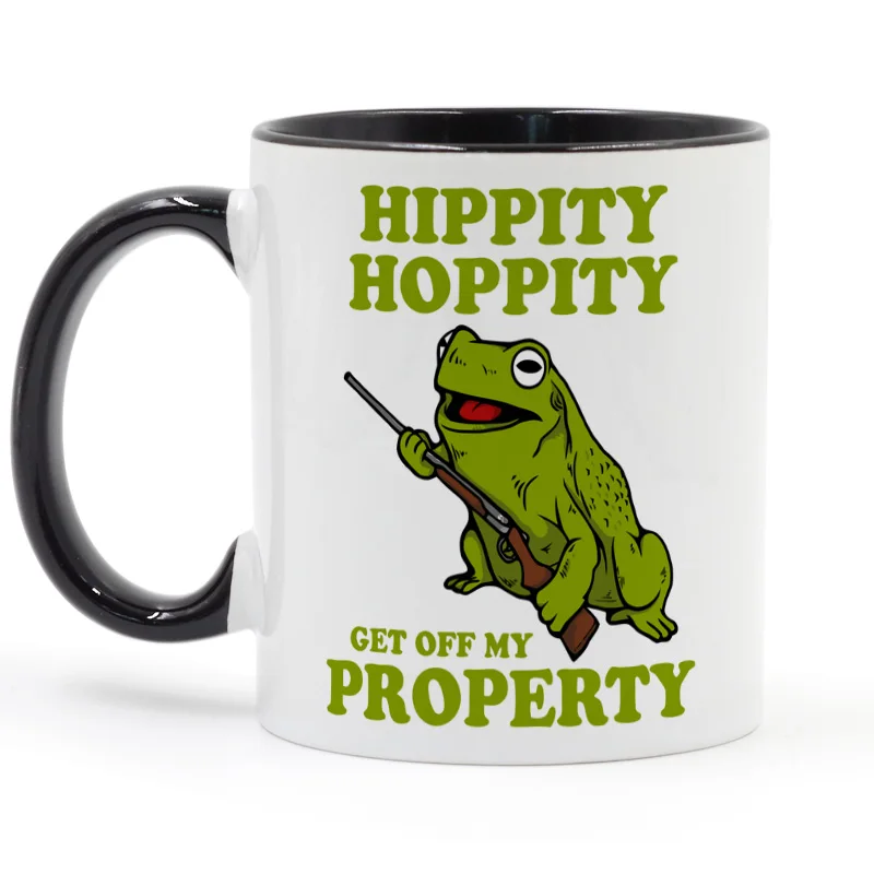 Кофейная кружка Hippity hopустанавливаемая на мою собственность керамическая чашка
