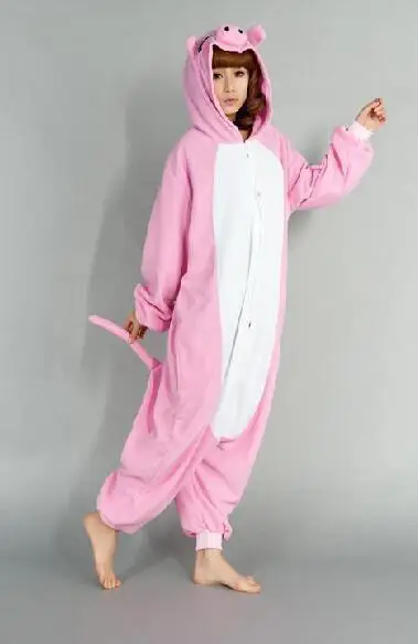 Лидер продаж 2016 года продаем прекрасный розовый поросенок Kigurumi тема Костюм