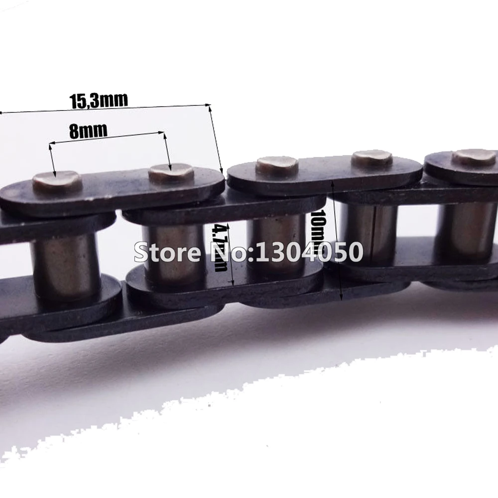 

116 Links T8F Chain With Spare Master Link For 47cc 49cc Mini Dirt ATV Quad Pocket Bike Mini Moto