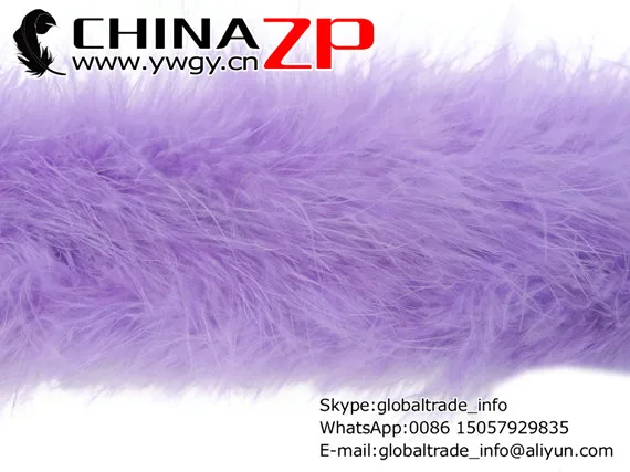 CHINAZP Factory www.ywgy.cn 20G/piece 10yards/lot Cheap Wholesale Dyed Lavender Marabou Feather Boas | Дом и сад