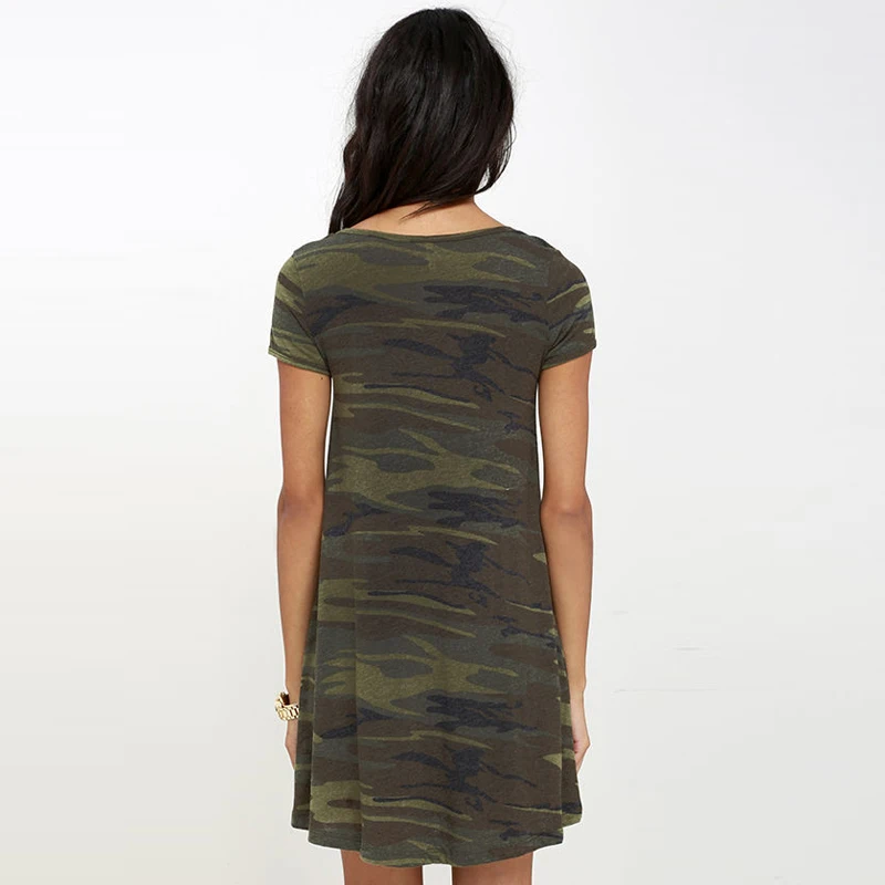 2016 новинка женщины летнее платье с коротким рукавом сексуальный свободного