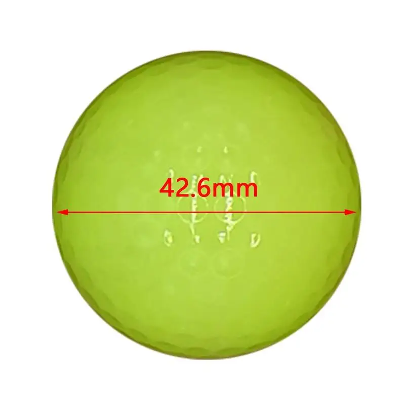 1pcs Luminous Golf Ball Light-up Flashing Night Light Glowing Fluorescence Balls Golfing Practice | Спорт и развлечения