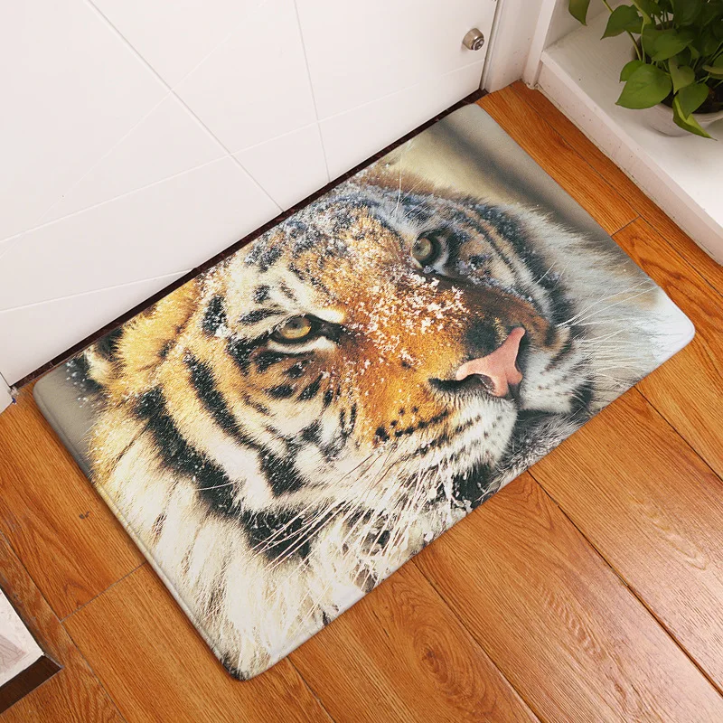Коврики CAMMITEVER Tigers с принтом коврики для ванны мягкой поверхностью защитой от