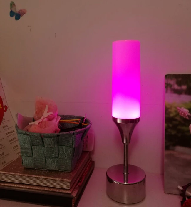 7 видов цветов сменная перезаряжаемая батарея Светодиодная лампа для помещений