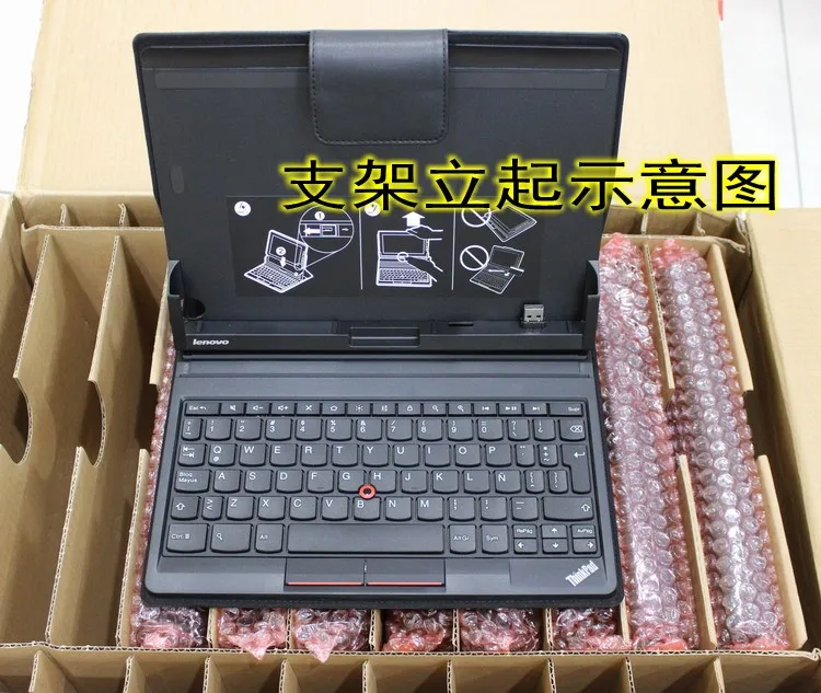 Чехол-клавиатура для планшета lenovo ThinkPad, EU, английский, испанский, 0B33534 03X6376