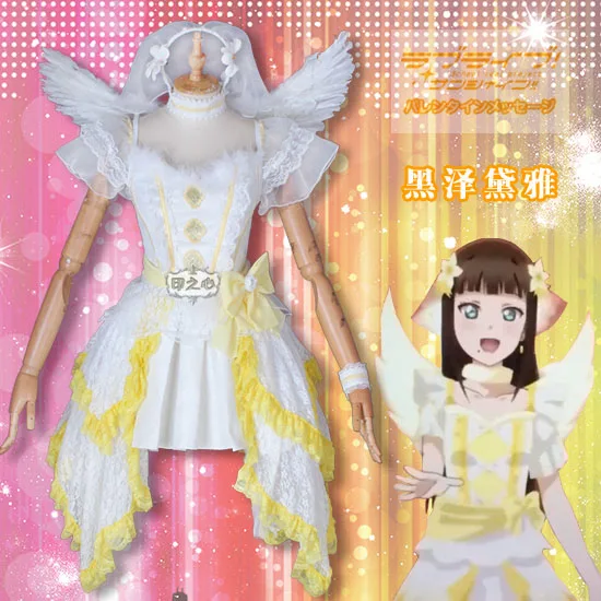 

lovelive sunshine Aqours 6th Anniversary Concert Edition Kurosawa Dia Takami Chika Watana Dress Lovely Halloween Women Dress