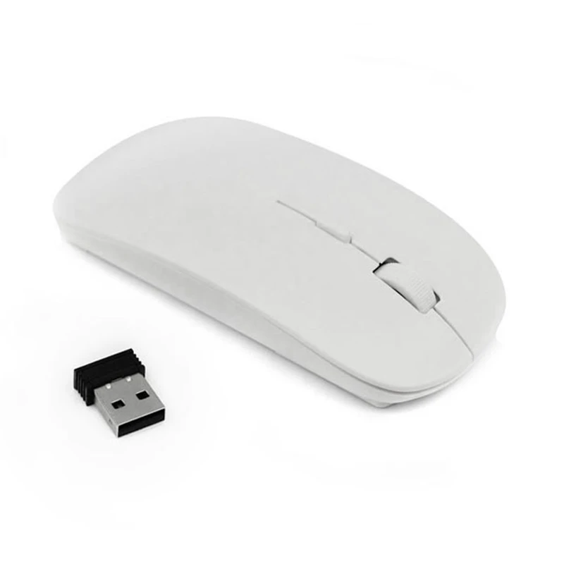2 4G Ультра тонкий оптический Беспроводной Коврик Для Мыши с Usb мини-приемник для