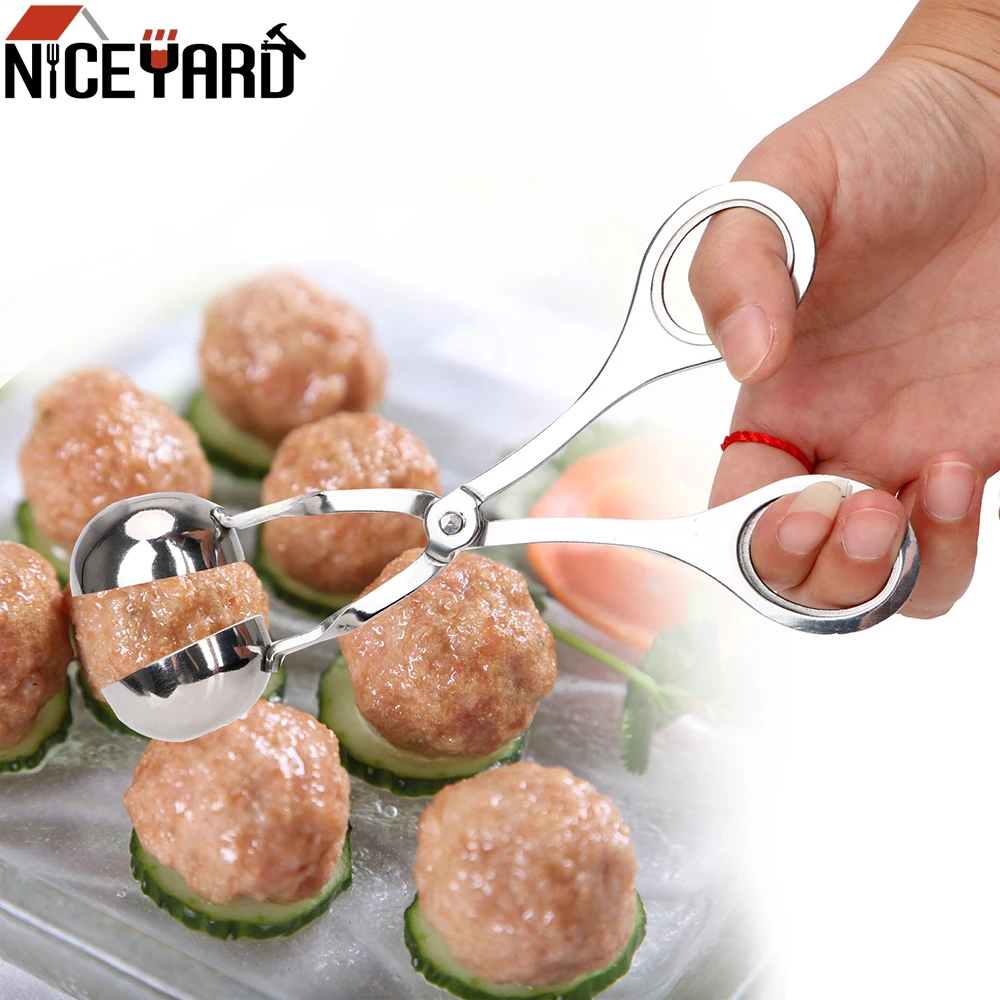 NICEYARD форма из нержавеющей стали для фрикаделек чайник DIY рыбы мяса мяч