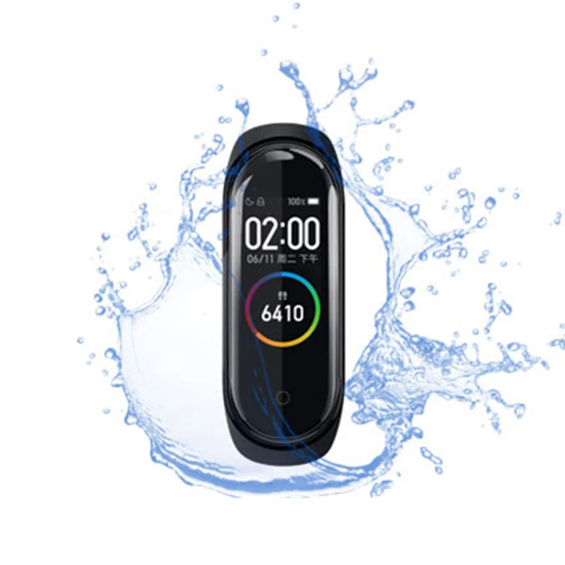 2 шт. Защитная пленка для Xiaomi mi Band 4 ультратонкая Водонепроницаемая защитная пленка mi band для Xiaomi mi band 4