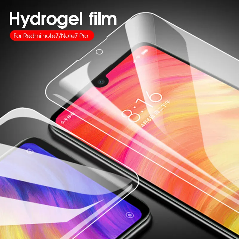 Полностью покрывающая мягкая пленка для Xiaomi Redmi Note 7 6 Pro 6A Mi8 9 Lite SE Pocophone F1 Play