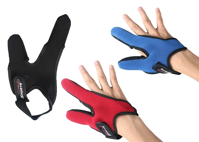 

New Anti Slip Double Finger Gloves Fishing Hunting Camping Elastic Gloves