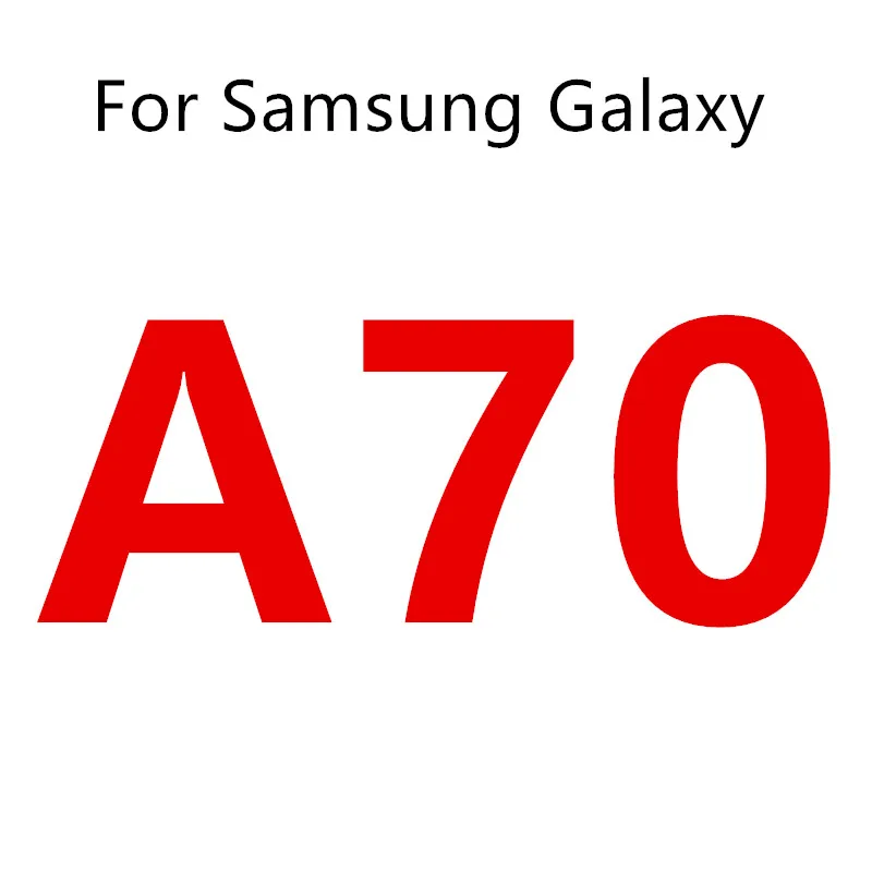 9 htempered Стекло для samsung Galaxy A30 A50 M10 M20 A40 A60 A702019 A6 A8 J4 J6 A3 A5 A7 J1 J3 J5 J7 Экран протектор - Цвет: A70