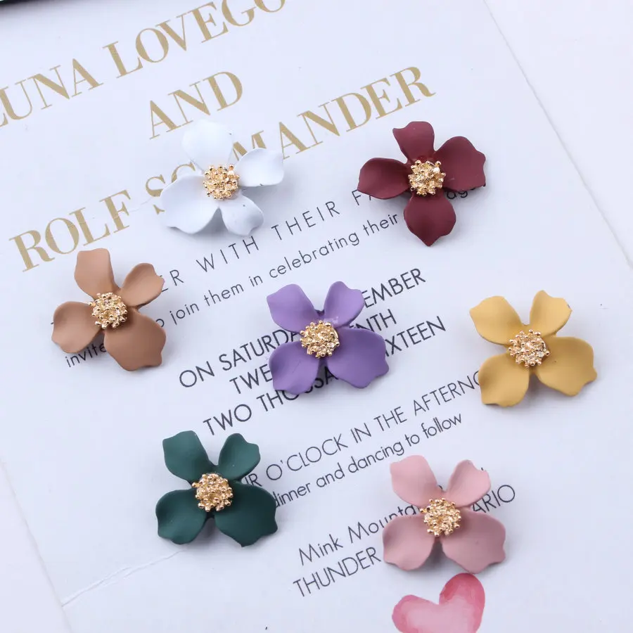 Новый 10 шт масла капля металла Core цветок DIY Jewelry браслет Цепочки и ожерелья