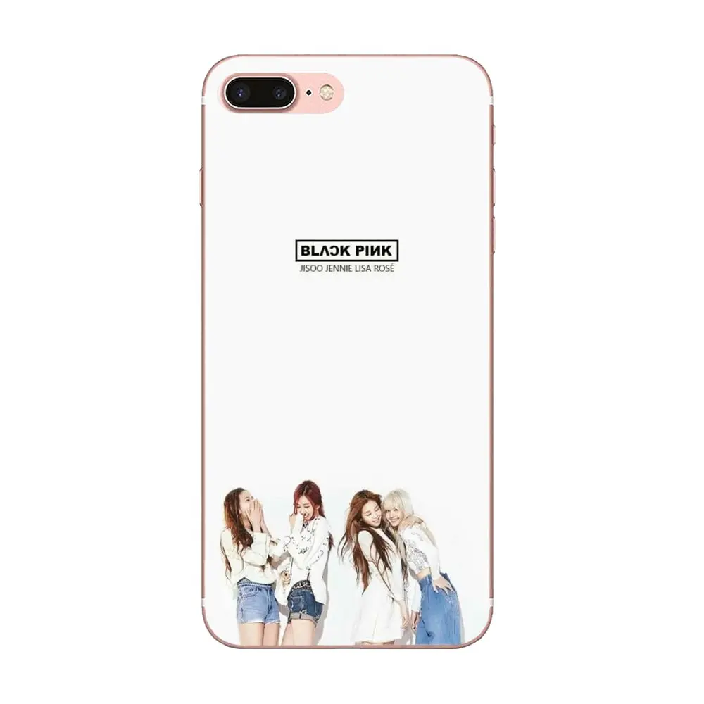 as picture ТПУ чехол черный, розовый Blackpink K-pop Kpop для Galaxy J1 J2 J3 J330 J4 J5 J6 J7 J730 J8 mini Pro - Цвет: as picture