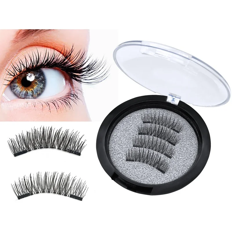 2 магнитных ресницы для наращивания 3D на магните накладные ручная работа толстые