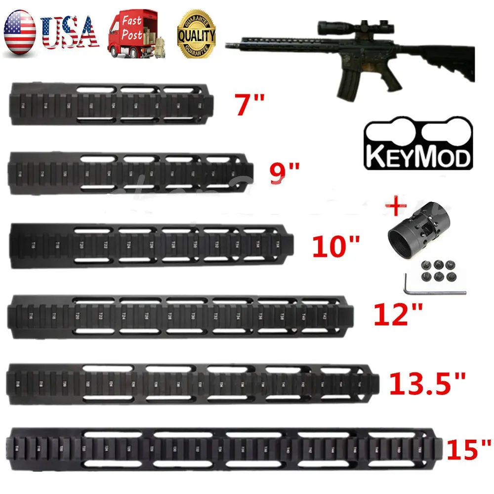 7 &quot9&quot 10 &quot12&quot 13 5 &quot15&quot AR15 Free Float Keymod Handguard Picatinny Rail для охоты Trail тактический