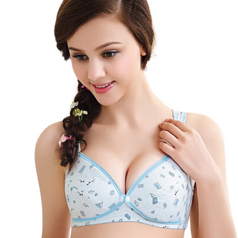 Женское Нижнее Белье для беременных с передней пуговицей женский бюстгальтер