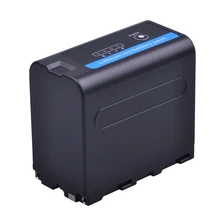 1 шт. 7,2 V 7200 мА/ч, NP-F970 NP-F960 Камера Батарея с светодиодный Мощность индикатор для sony NP-F960 NP-F970 Батарея NP F960 Batteria