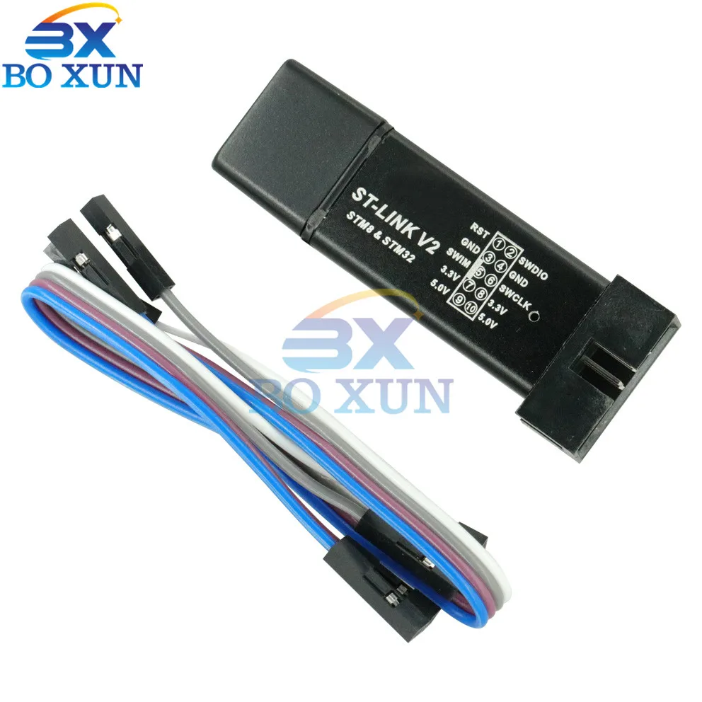 1 шт. ST Link V2 stlink mini STM8STM32 STLINK симулятор загрузки программирования с крышкой|programming| |