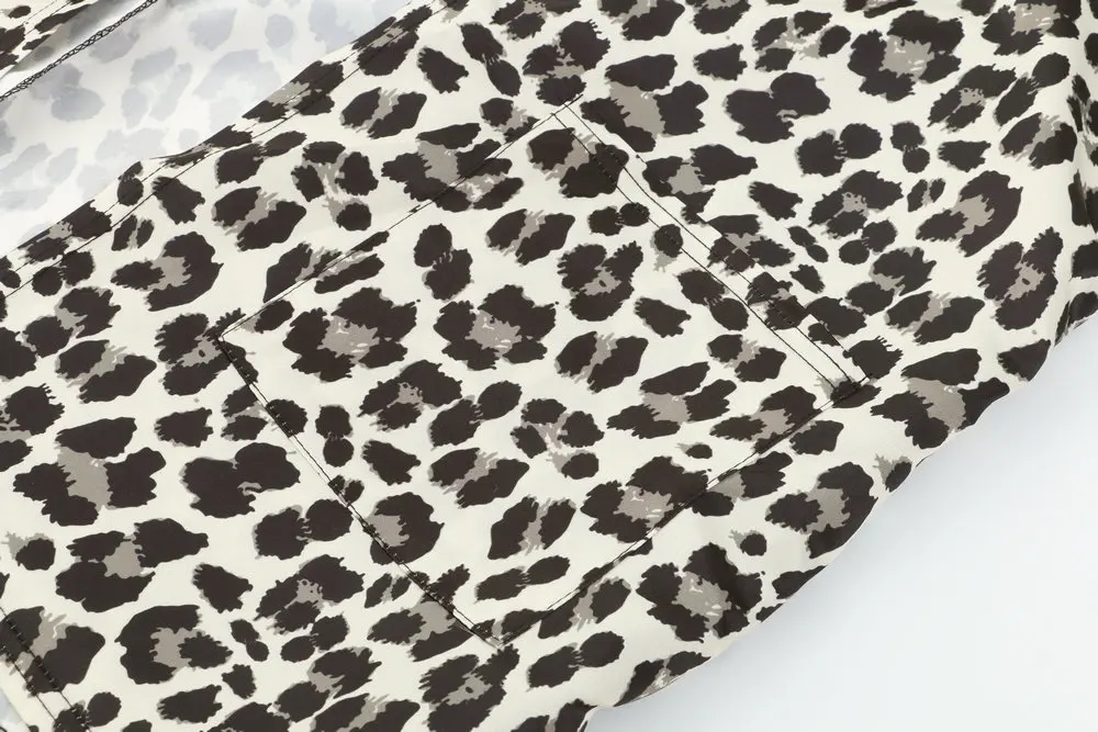 Hirigin Сексуальная пальто Новые горячие женщин Lady Leopard Длинное пальто с капюшоном Свободный кардиган кимоно куртка Клубная одежда