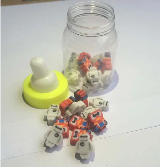 Мини Kawaii мультяшная птичья клетка gomas de borrar канцелярские принадлежности Gomme kawaii Ластики для детей резиновые goma de borrar 00625 - Цвет: dabai