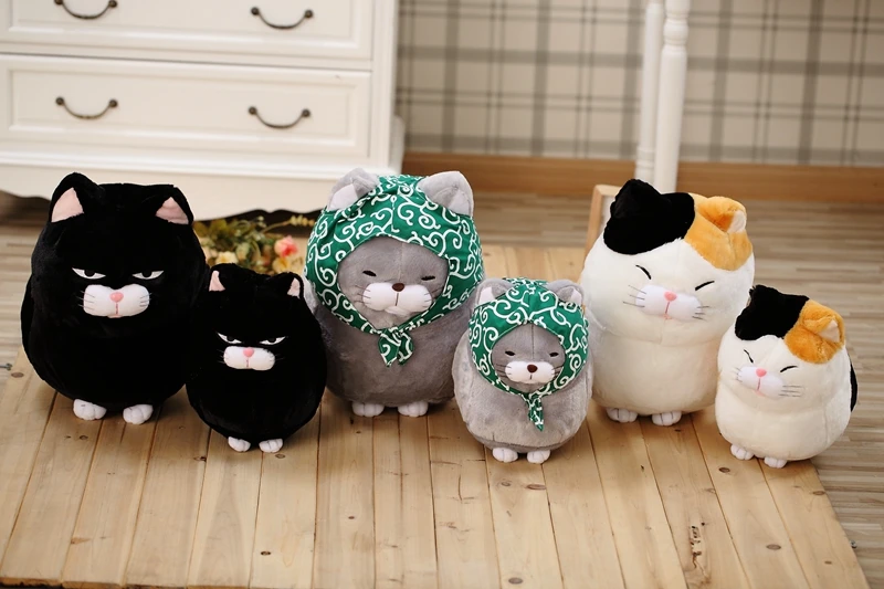 Милая мягкая игрушка Lucky Cat имитация кота плюшевые детские игрушки Необычные куклы плюшевые pp чучело из хлопка животные Дети друзья подарки