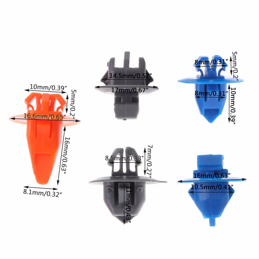 30 шт. разноцветный комплект для ремонта обшивки корпуса передней двери