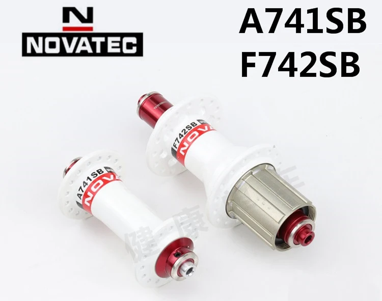 Велосипедные ступицы NOVATEC MTB A741SB F742SB 32/32 отверстий белые V тормоза 100 мм 135