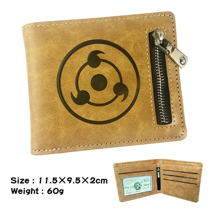 Мужской кошелек Naruto из искусственной кожи с отделением для монет | Багаж и сумки