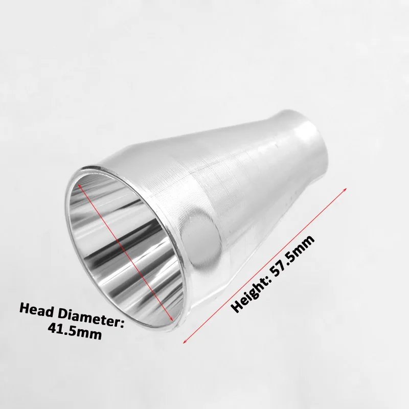 57 5 мм (высота) x41 (диаметр) алюминиевый отражатель гладкий для моделей Cree XM L 1