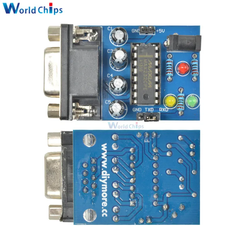 Модуль преобразователя MAX232 RS232 в TTL встроенный модуль передачи MAX232CPE